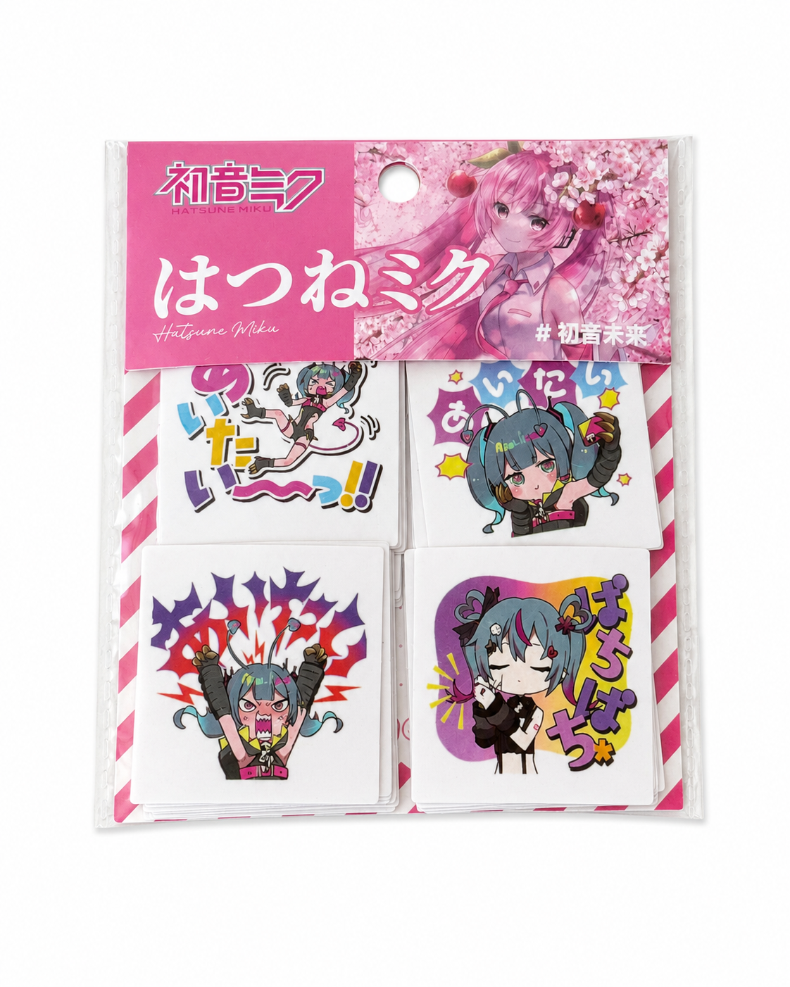 Hatsune Miku Sticker Pack - Square Stickers
