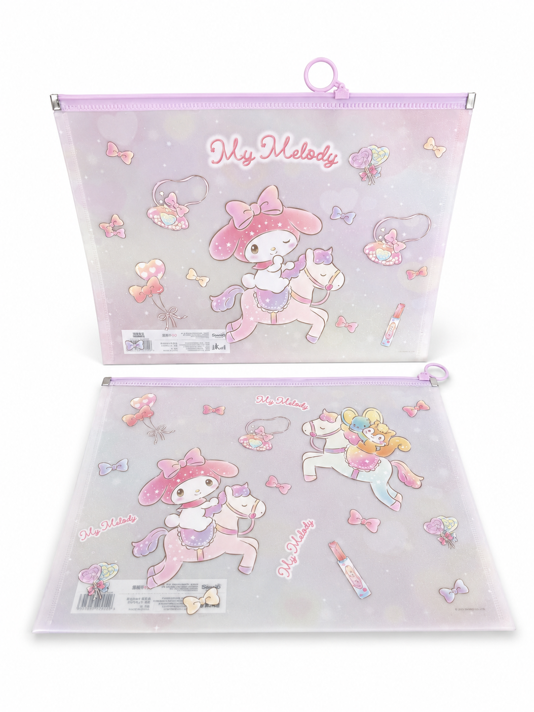 Sanrio My Melody A4 Zipped Document Wallet
