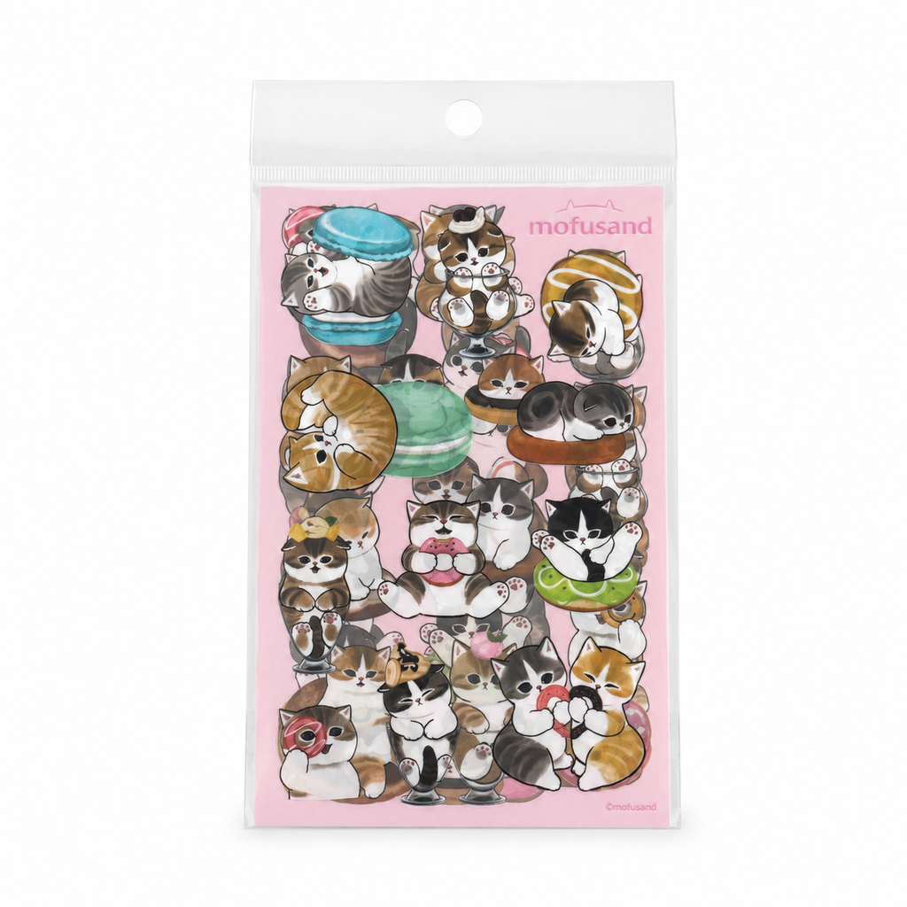 Mofusand Sticker Pack - Desserts