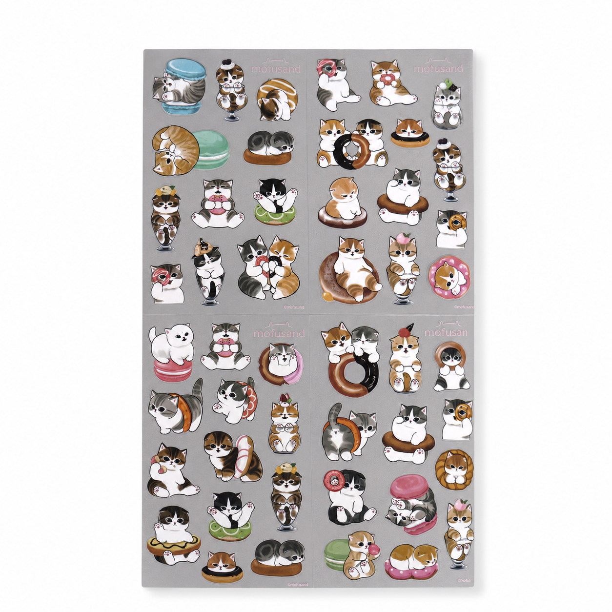 Mofusand Sticker Pack - Desserts