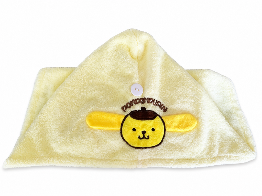 Pompompurin Sanrio Hair Wrap Towel