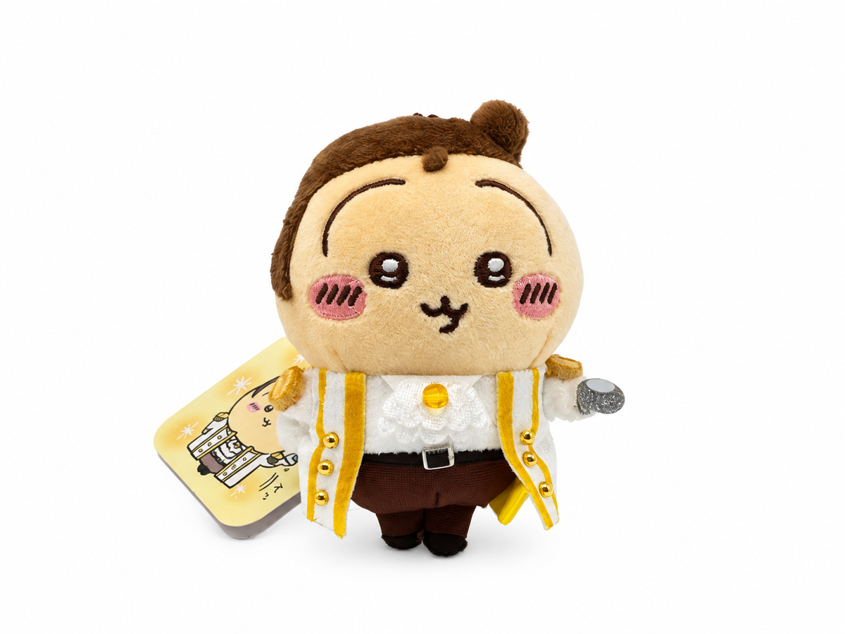 Chiikawa Pu-Wappa Series - Usagi Prince Keychain Plushie