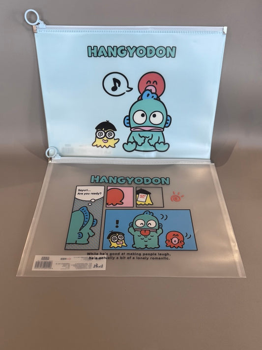 Sanrio Hangyodon A4 Zipped Document Wallet
